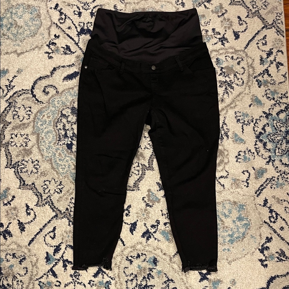 Black Super Skinny Maternity Jeans